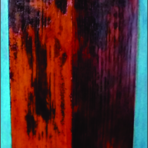 Azul / Anaranjado añejado